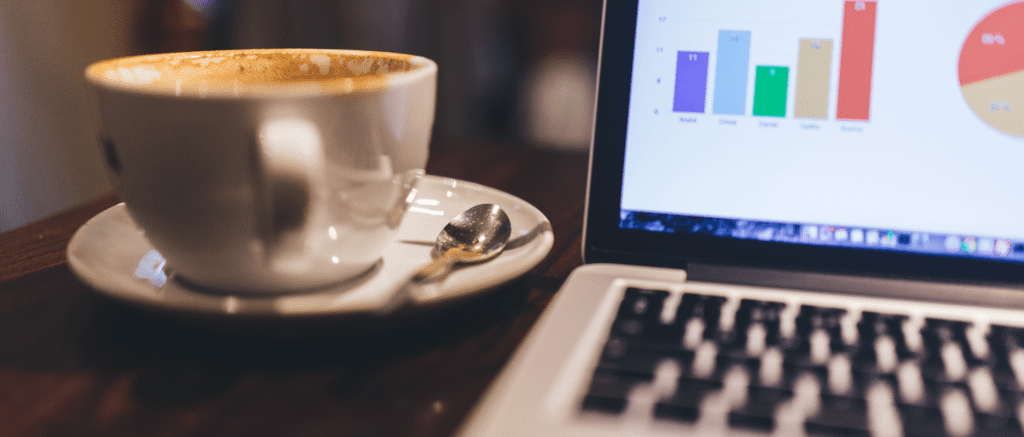 Google Springboard Review - Java cup by Laptop